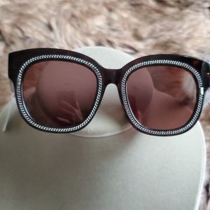 Stella Mccarthy black/ brown gorgeous sunglasses 2024 warranty cards with this